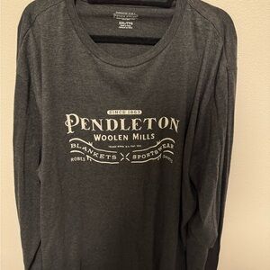 Pendleton Charcoal Long Sleeve Teemen size xxl brand new condition